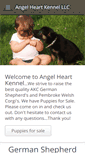 Mobile Screenshot of angelheartkennel.com